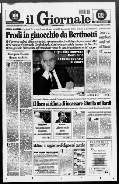 Il giornale : quotidiano del mattino